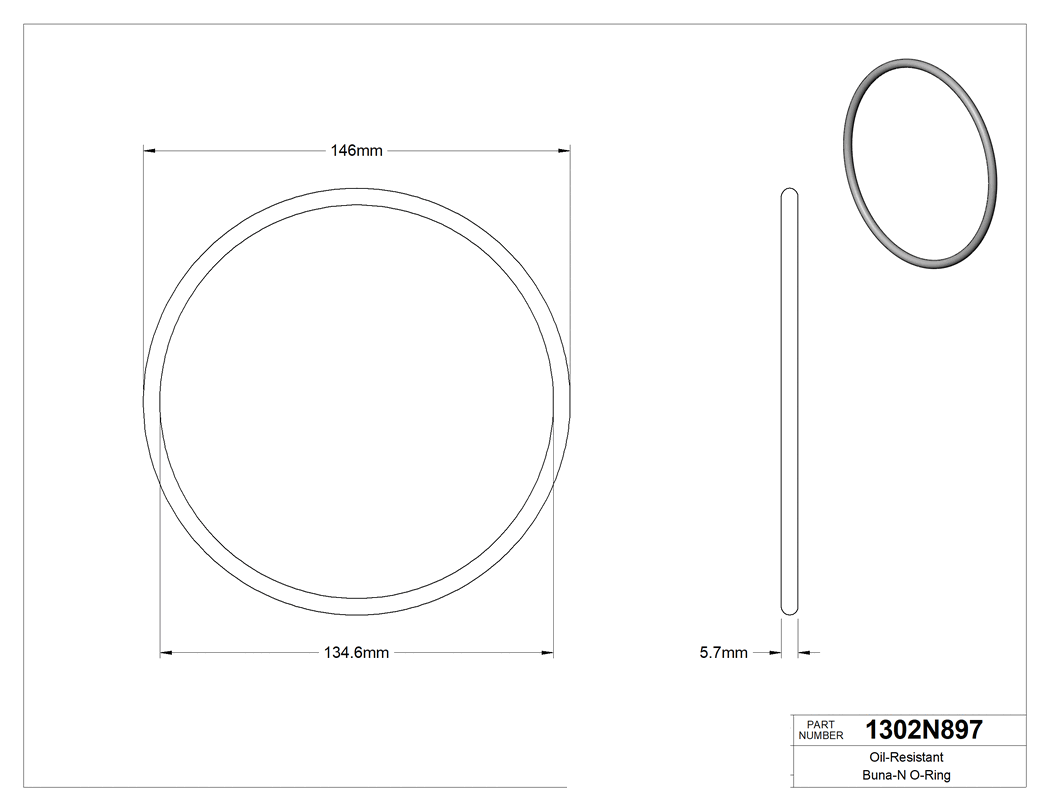 Technical drawing - 1302N897